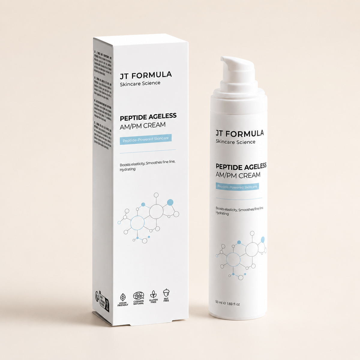 JT FORMULA Peptide Ageless AM PM Cream