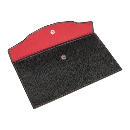 Kaili mood Black Full-Grain Leather Envelope product view 2