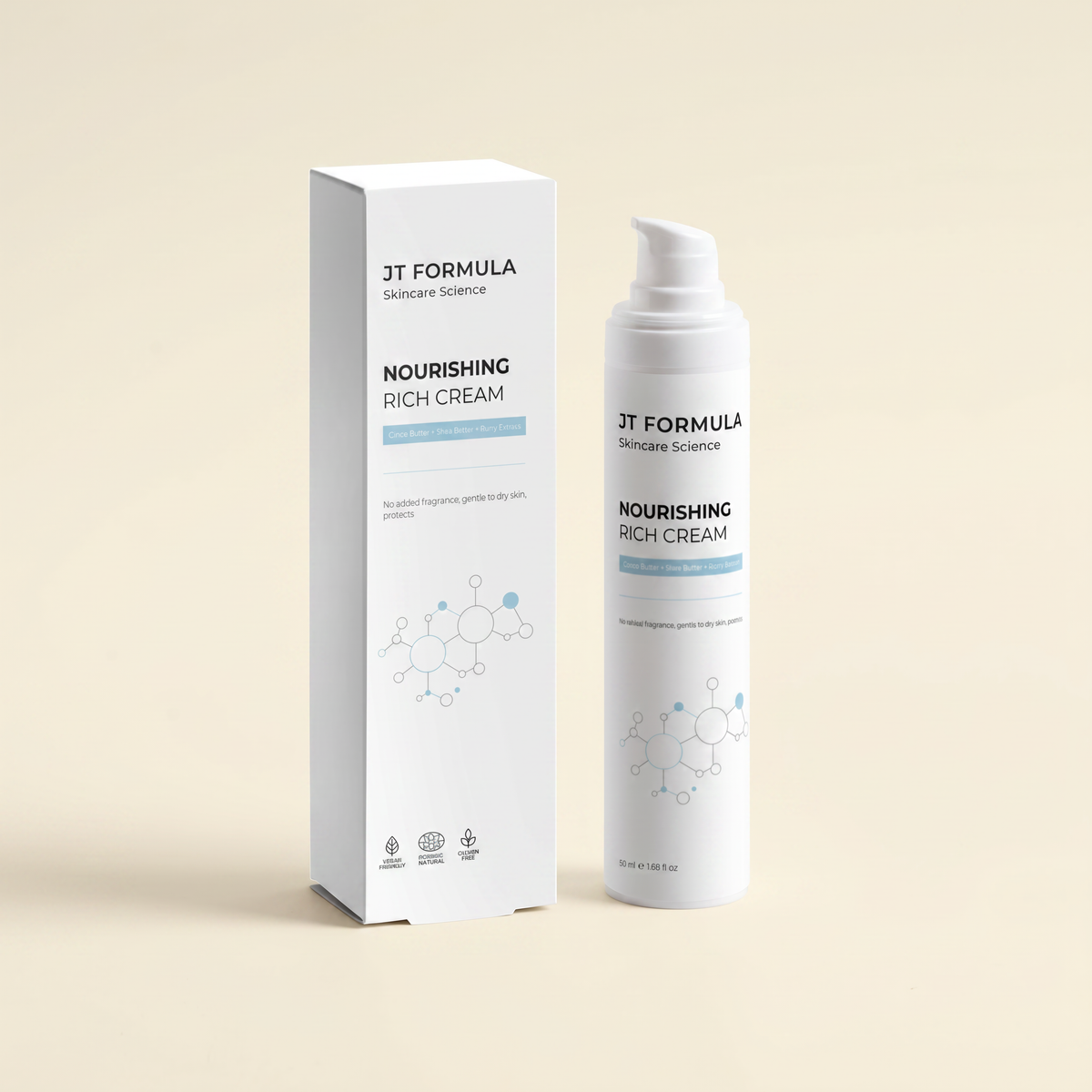 JT FORMULA Nourishing Rich Cream, Fragrance Free