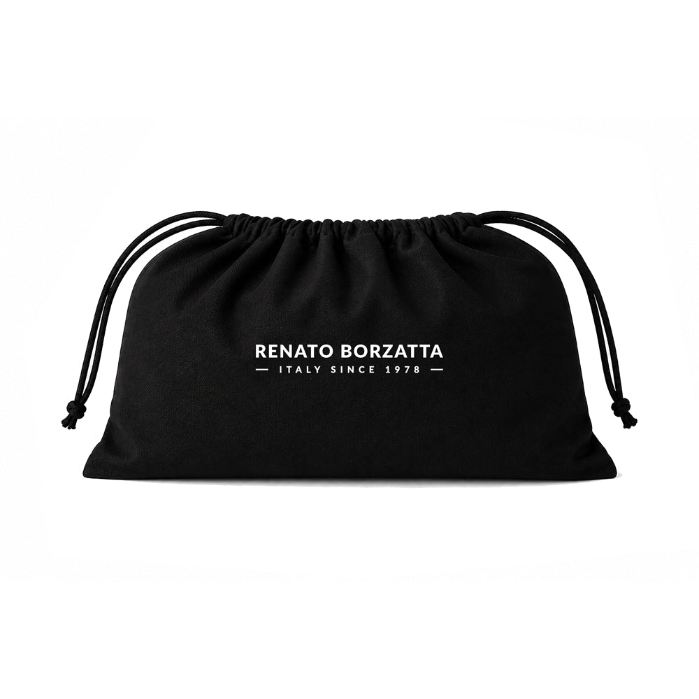 Renato Borzatta Violet Half-Moon Leather Clutch product view 3