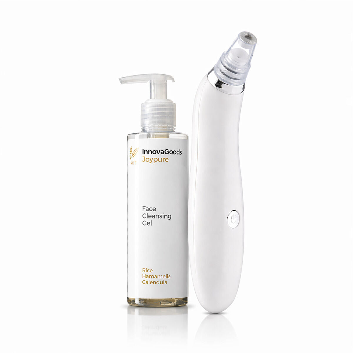 InnovaGoods Pore Off and Rice Joypure Facial Cleansing Set