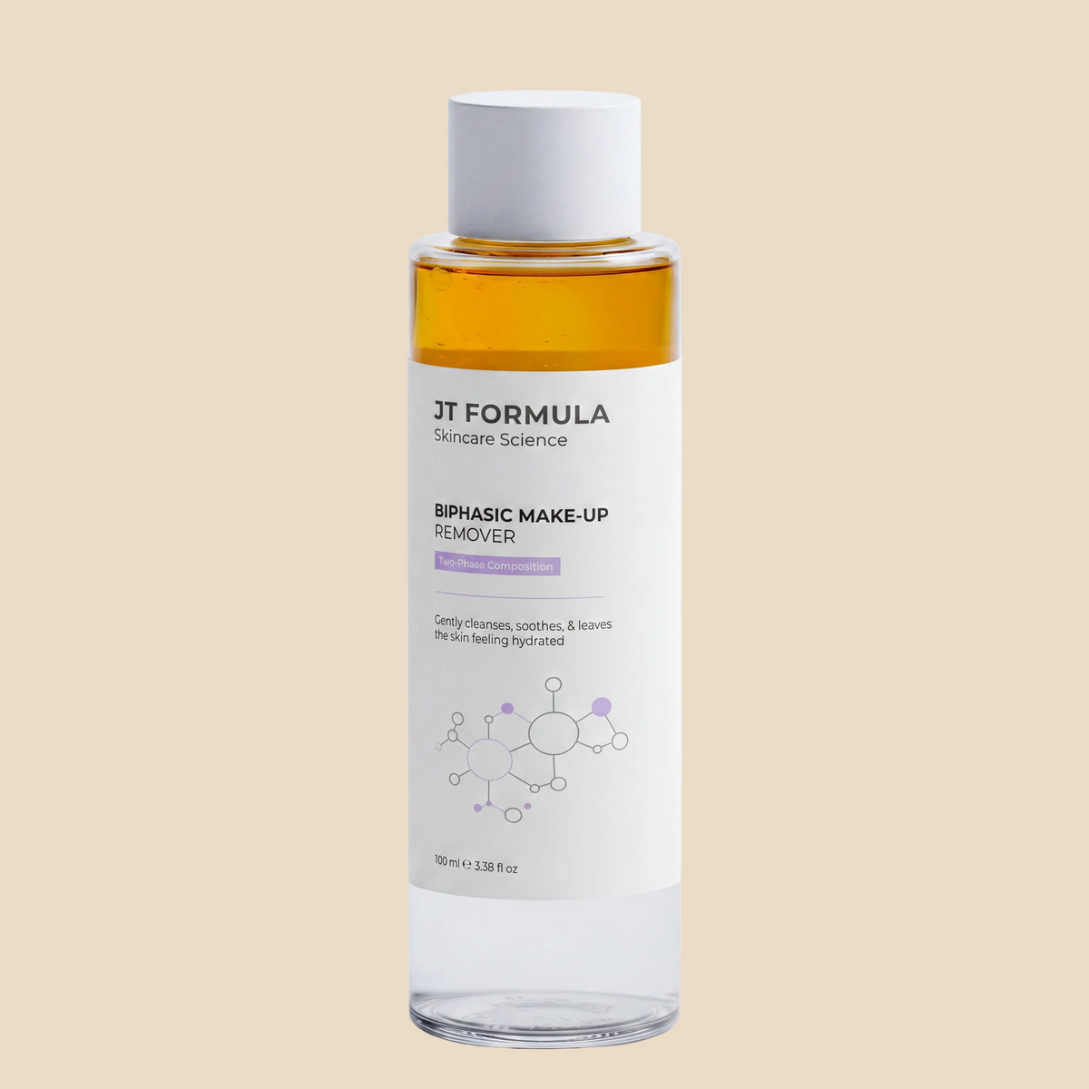 JT FORMULA Bi-Phase Make-up Remover, Fragrance Free
